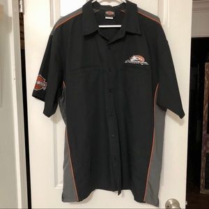 Harley Davidson Button Down Shirt. MensXL